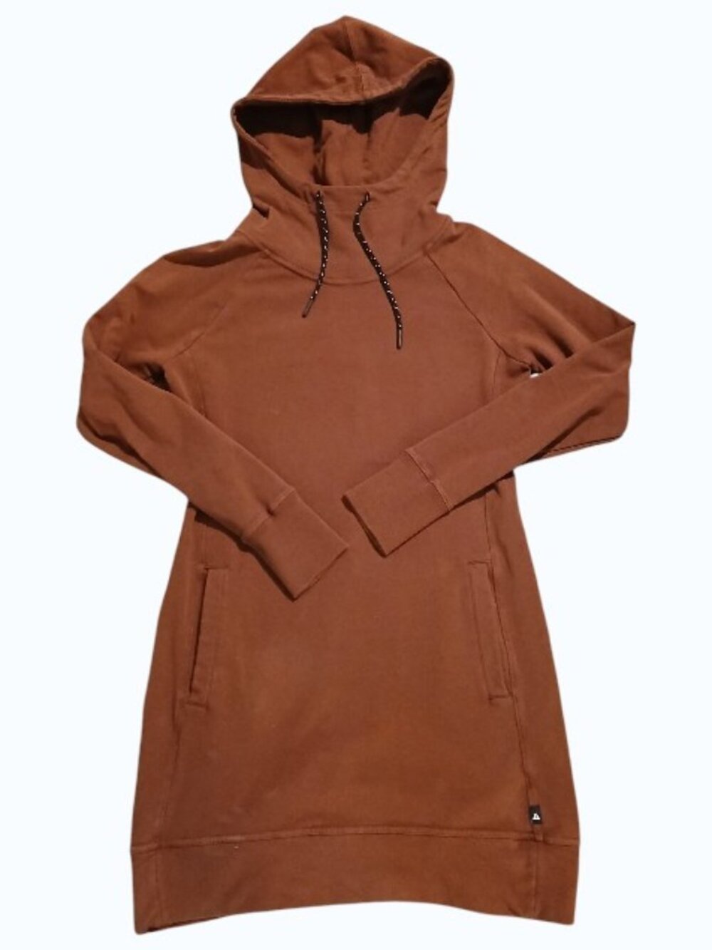 AMERICAN GIANT Cinnamon Brown Tunic Hoodie Sweatshirt - EUC - Picture 1 of 12